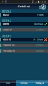 Checkbilliard APP Screenshot Test Overview Test Series Overview